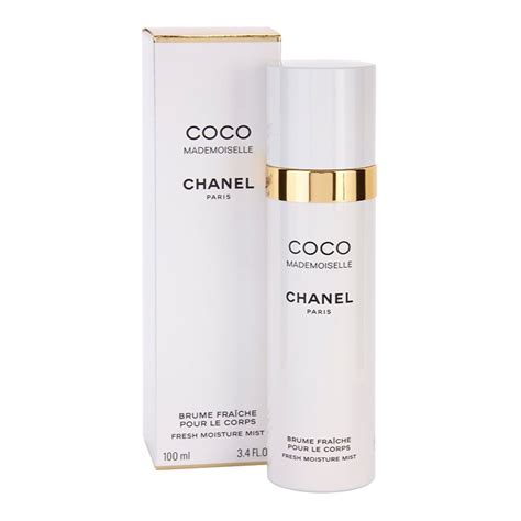 chanel body mist spray|chanel mademoiselle spray mist.